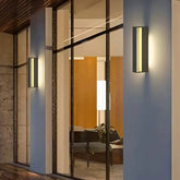 Applique da Esterno Moderni con Luce Calda Nera