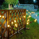 Luci Decorative da Esterno Solari Moderne per Giardino Nero