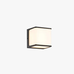 Applique Da Parete Rettangolare Moderna Solare con Sensore di Movimento per Esterno