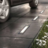 Faretto Segnapasso Da Esterno LED Design Moderno Metallo Nero