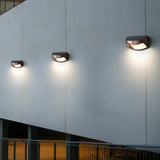 Applique da Parete Esterno Design Solare con Sensore di Movimento Nero