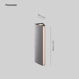 Applique Doppio Fascio da Esterno LED in Metallo Design Moderno