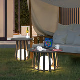 Lampade da Terra per Esterno Solari Design Moderno LED in Metallo Nero
