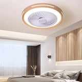 Ventilatore a Pale da Soffitto Silenzioso con Luce in Legno