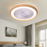 Ventilatore a Pale da Soffitto Silenzioso con Luce in Legno