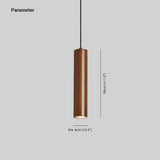 Lampadario Led Legno Nordico ad Altezza Regolabile per Isola Cucina