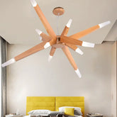 Lampade a Sospensione in Legno con LED Creativo