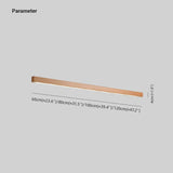 Applique Legno Dorato LED per Bagno Risparmio Energetico