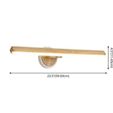 Applique Lungo in Legno Gomma per Bagno