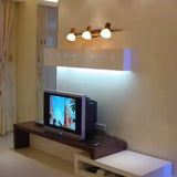 Applique da Interno in Legno a Tre Teste LED