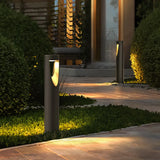 Luce Esterna da Giardino Design Moderno LED in Metallo Nero