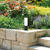 Lampada Led Luci da Esterno Cilindrica Nera Impermeabile