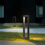 Lampioni Giardino Moderni LED in Metallo Nero