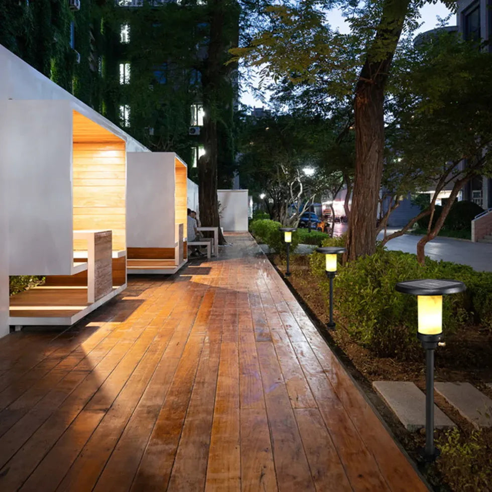 Luci Led da Esterno per Giardino Rotondo