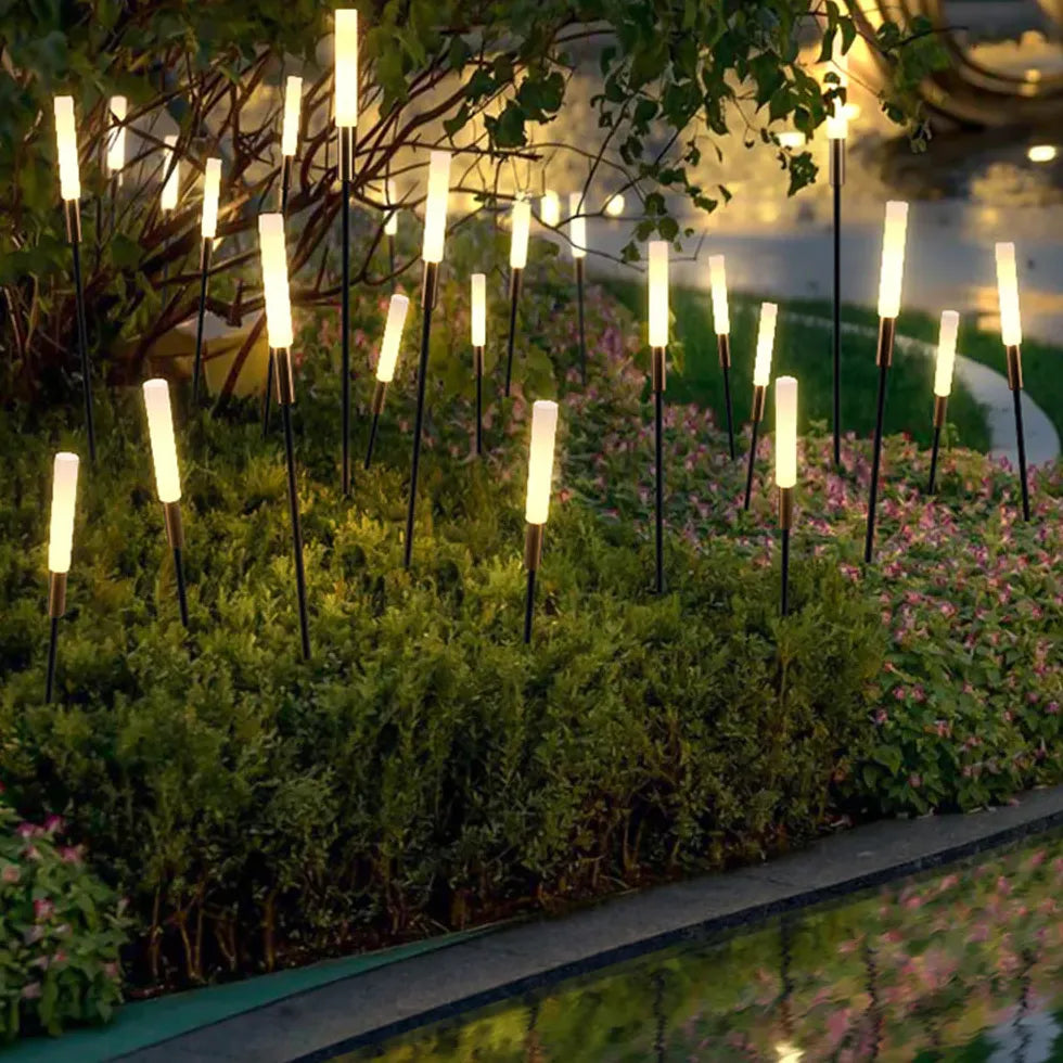 Luci Decorative da Giardino Solari in Metallo Design Moderno