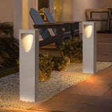 Lampione Strada Moderno Rettangolare Led Grigio