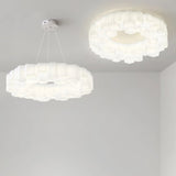 Lampadario Art Deco Bianco per Camera da Letto