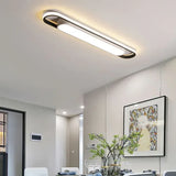 Plafoniere Contemporanee Design Doppia Ellisse Regolabile