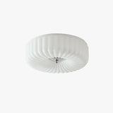 Vetro Plafoniera Soffitto con Bianco Forma Petalo