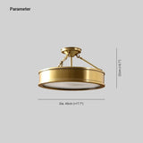 Plafoniera da Camera Dorata Stile Industriale