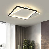 Plafoniera a Soffitto Moderna LED Doppio Anello