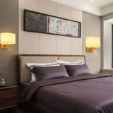 Applique da Parete in Vetro per Camera Letto Design Minimalista