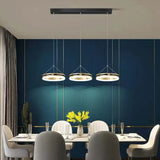 Lampadari Moderni a Tre Luci Anello Piatto