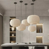 Lampada a Sospensione in Tessuto Stile Lanterna Vintage