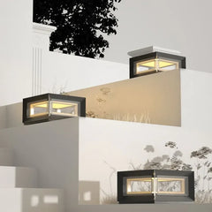 Lampioni da Giardino a Energia Solare in Metallo Nero Design Moderno