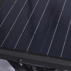 Luci Da Esterno Paletti Solari Moderni In Metallo Nero