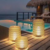 Lampade da Terra in Rattan Design Lanterna