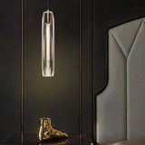 Lampadari in Ottone e Cristallo Design Moderno con Altezza Regolabile per Comodino