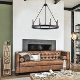 Lampadario a Candelabro Multiluce Stile Vintage da Soggiorno