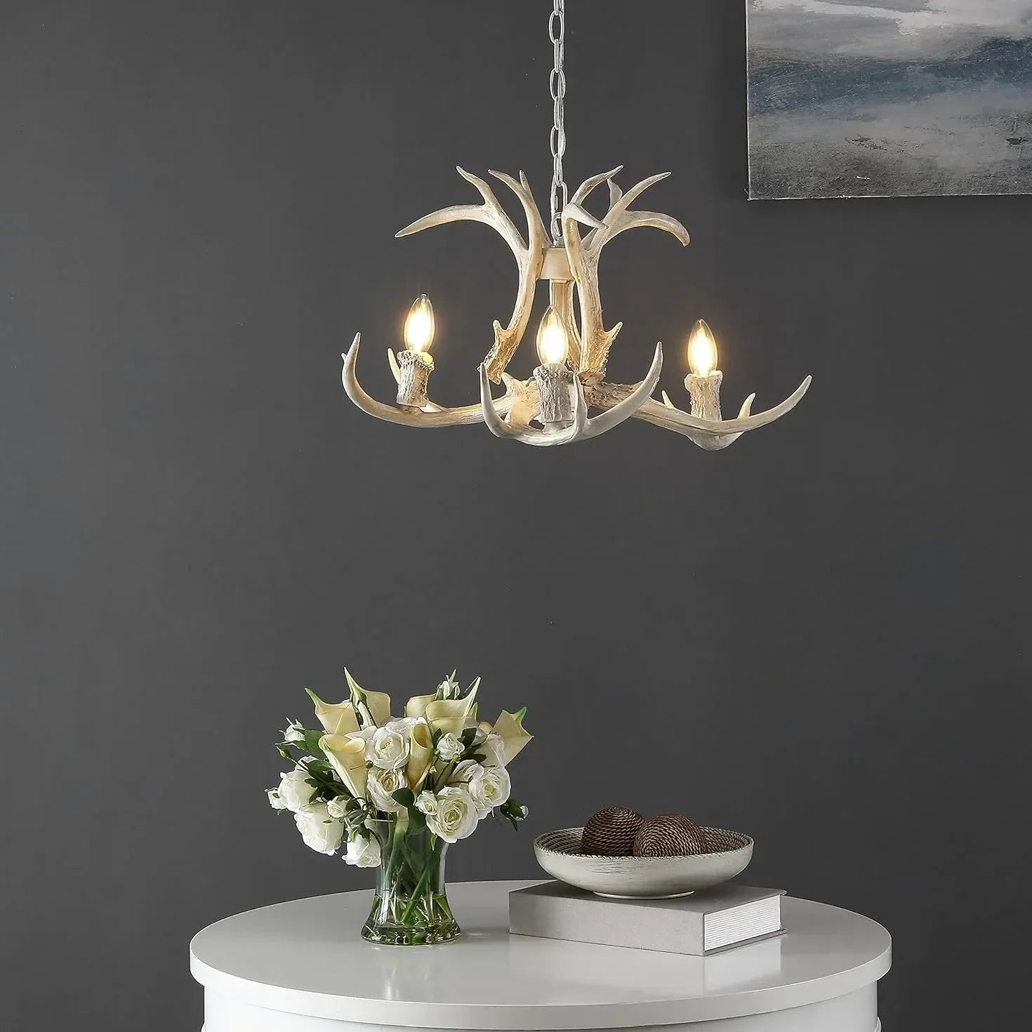 Lampadario con Candele Moderno Stile Elegante