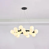 Lampadari a Sfera di Vetro Led Moderni