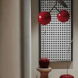 Lampadario Moderno a Sospensione da Soggiorno Design Ciliegia