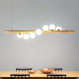 Lampadario con Palle Stile Nordico in Vetro