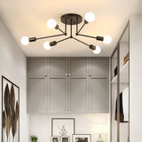 Lampadari in Vetro per Soggiorno Industriali Radiali