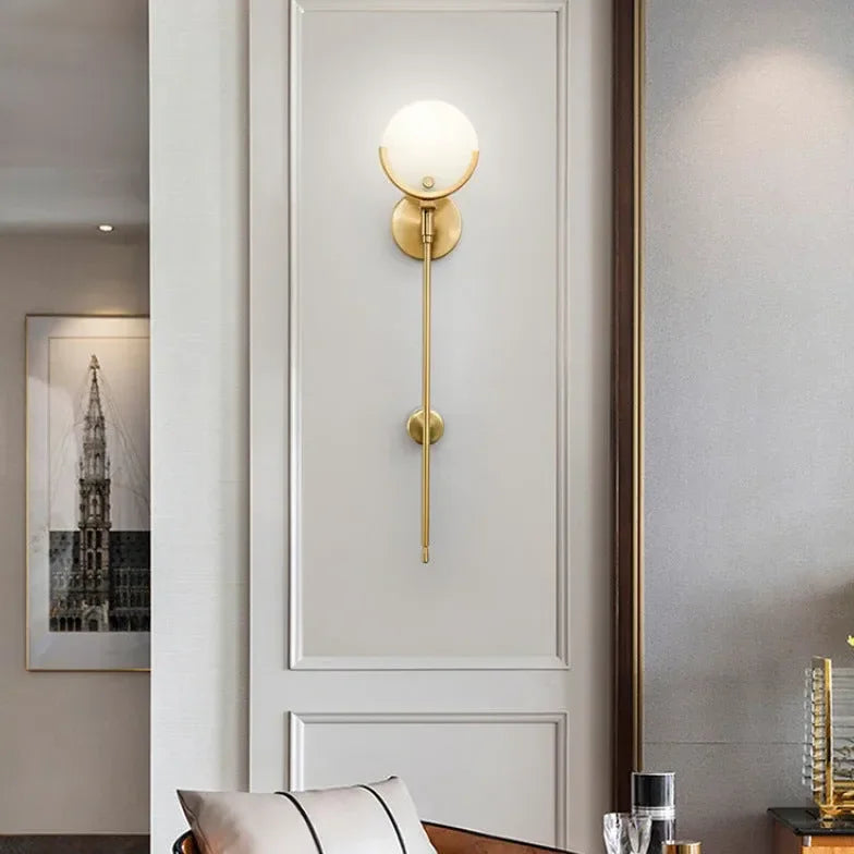 Applique Dorati LED Moderno a Incastro