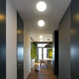 Lampadari Moderni in Vetro Bianco per Corridoio