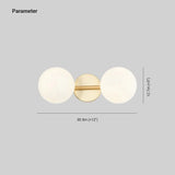 Applique Murale a Tre Luci con Design Moderno