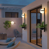 Lampade da Parete Esterno a LED a Doppia Sfera