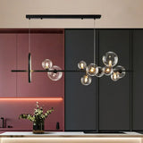 Lampadario a Soffitto Moderno con Globo in Vetro