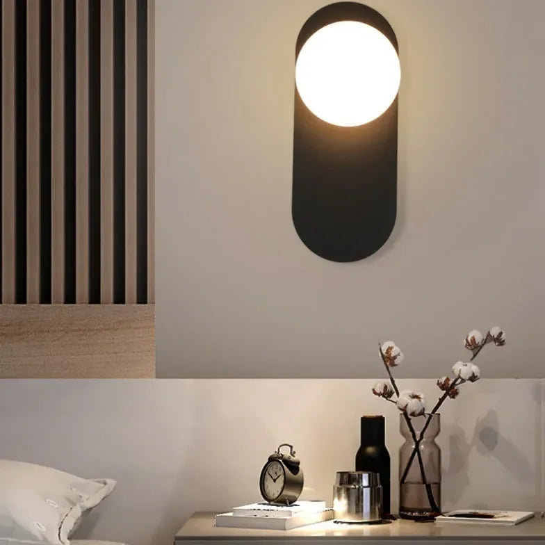 Applique Moderne a LED in Vetro per Camera da Letto