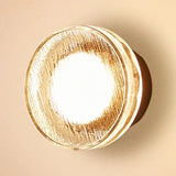 Applique Rotonde da Parete Elegante Vetro Trasparente