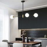 Lampadari Neri Moderni a T in Vetro