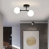 Plafoniera Sfera LED in Vetro Design Moderno per Corridoio