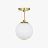 Plafoniera Sfera Vetro Led Design Moderno per Corridoio