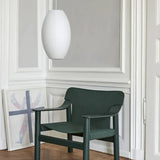 Lampadario Tessuto Design Nordico Bianco a Lanterna per Soggiorno