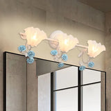 Applique LED Floreale Blu per Bagno